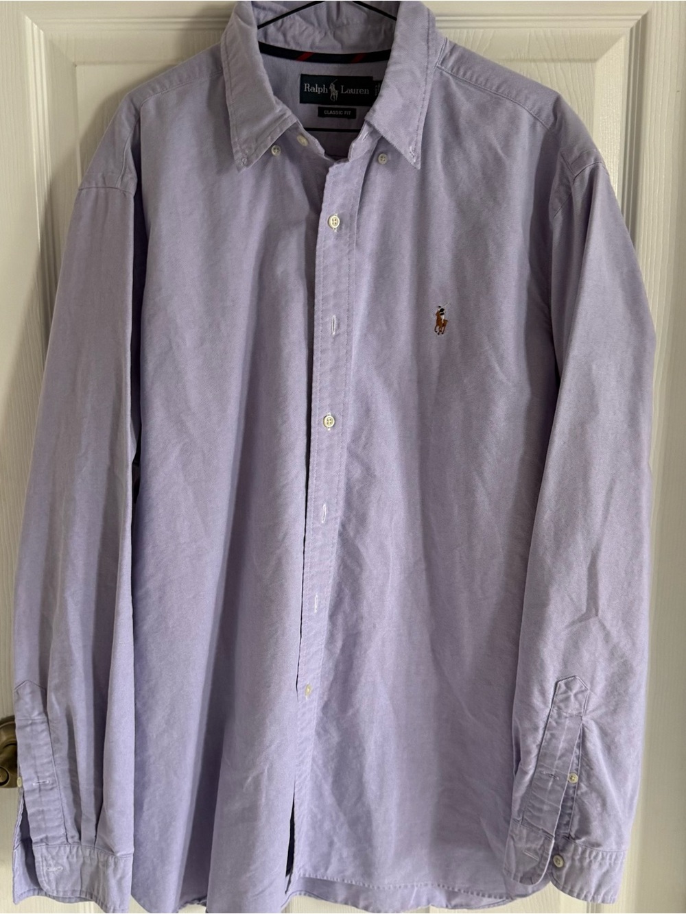 Vintage Pastel Lavender Ralph Lauren Button Down